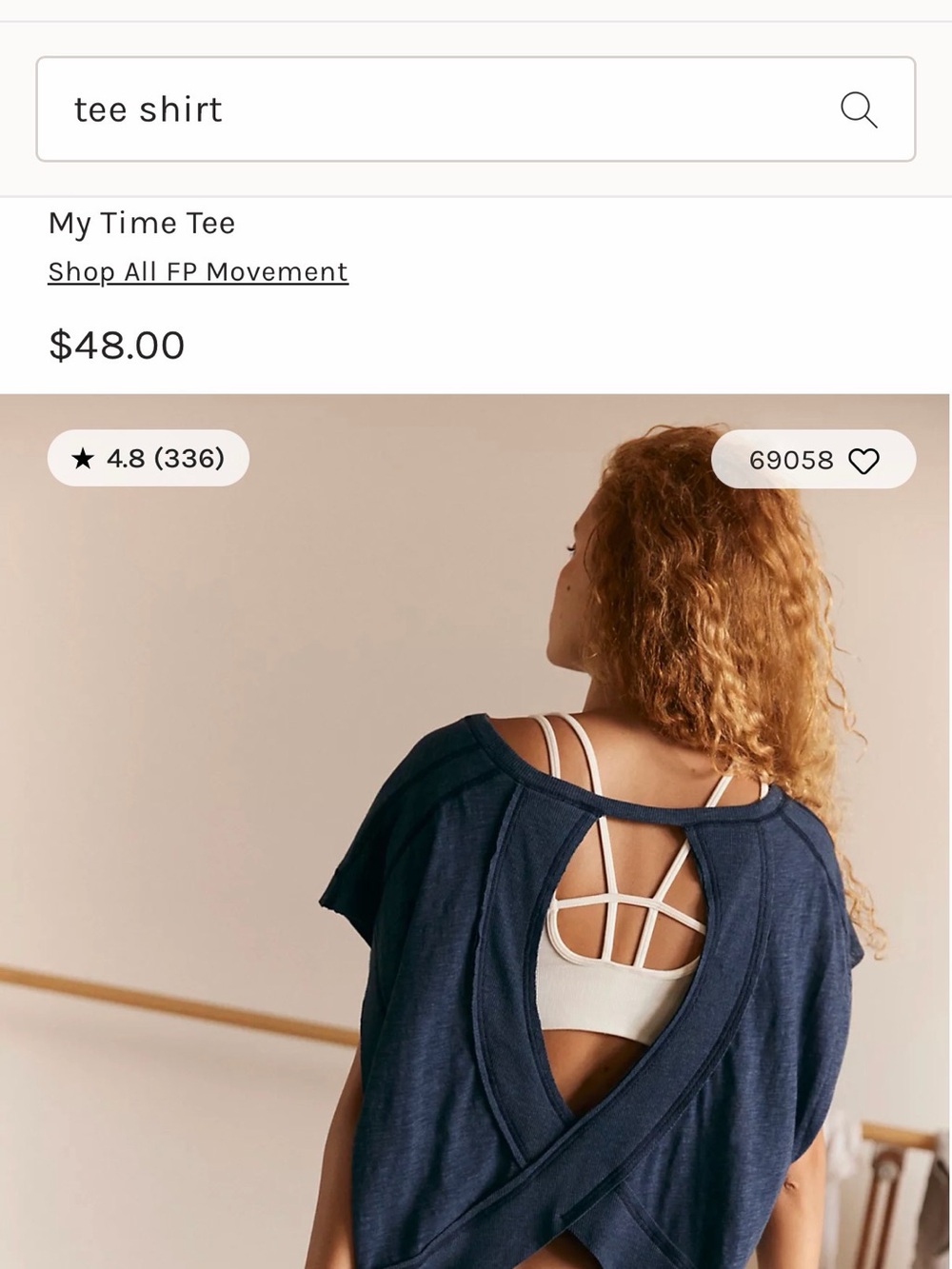 Free People Movement- My Time Tee XS - Picture 6 of 6
